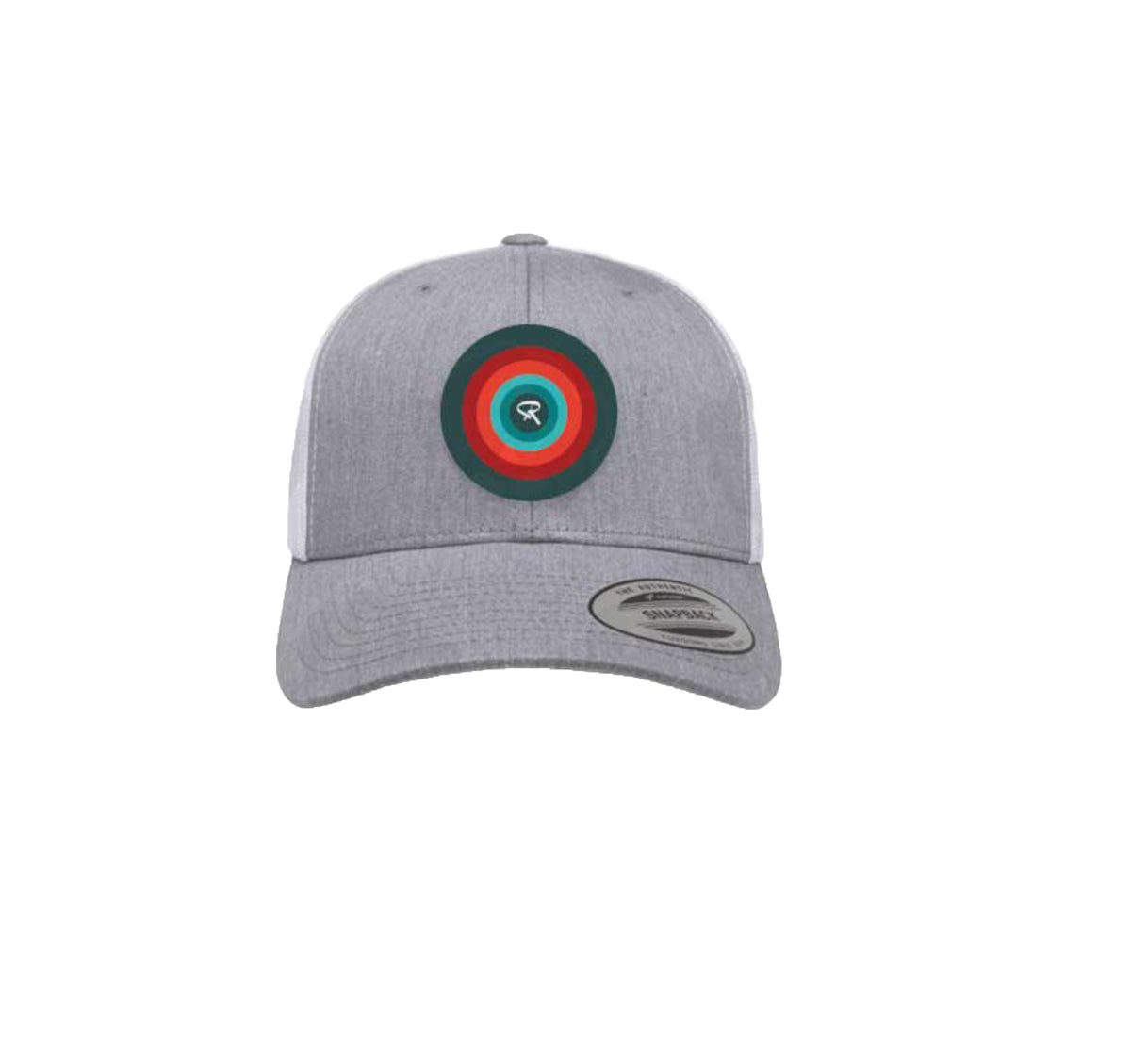 Trucker Hat Light Grey and White