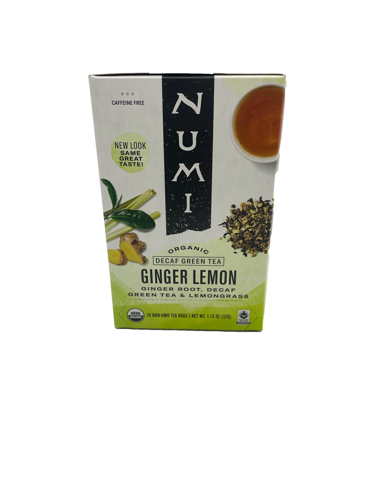 Numi Ginger Lemon Decaf Green Tea