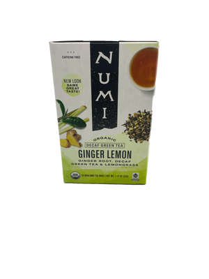 Numi Ginger Lemon Decaf Green Tea
