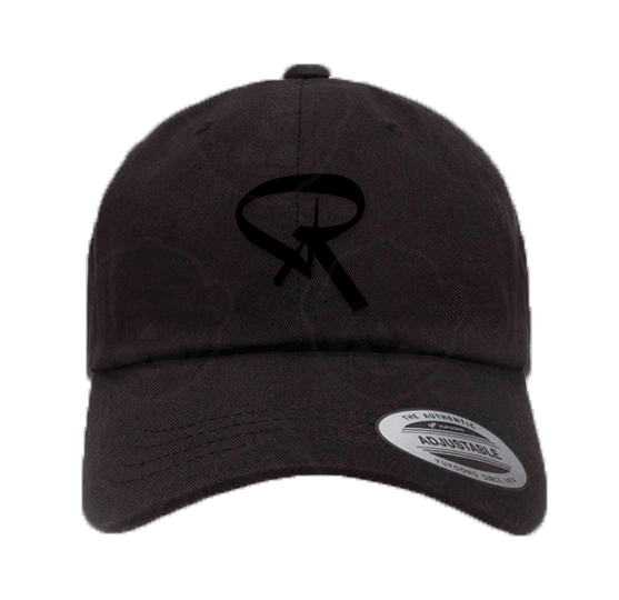 Dad Hat Black with Embroidered R